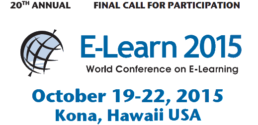 eLearn2015 hawaii