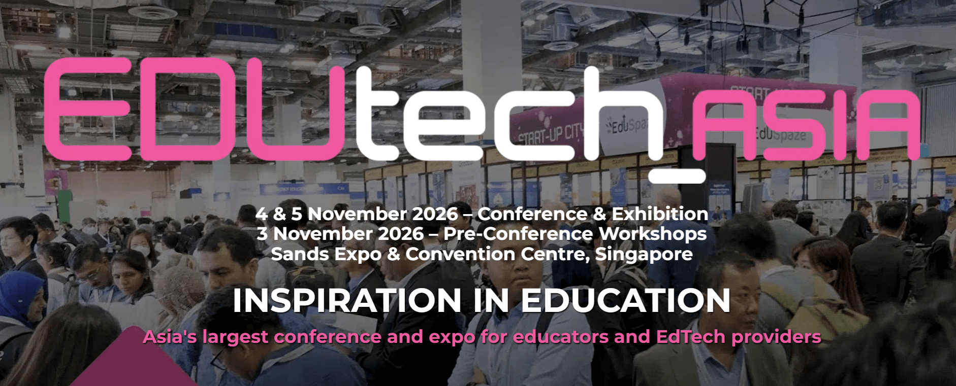 Edutech Asia, 4-5 November 2026